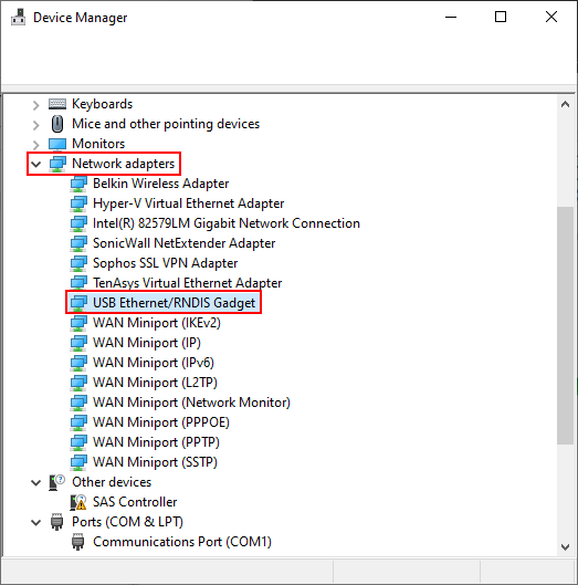 Device Manager shows the correct driver on your PC.